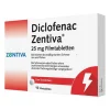 Diclofenac 25 mg Filmtabletten, 10 St^Zentiva Discount