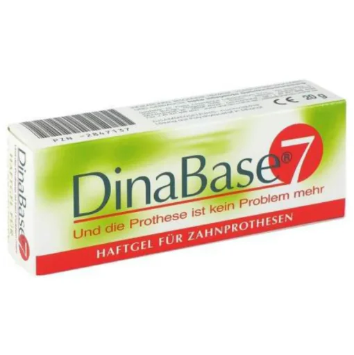 7 unterfütterndes Haftmaterial für Zahnprothesen, 1 St^Dinabase Online