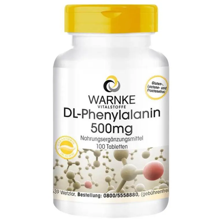 Warnke DL-Phenylalanin 500 mg Tabletten, 100 St- Aminosäuren