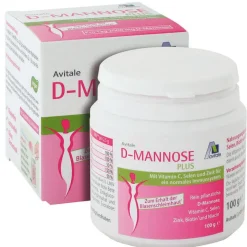 Avitale D-Mannose Plus 2000 mg Pulver , 100 g- Mannose