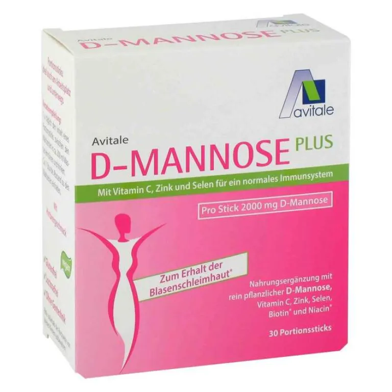 D-Mannose Plus 2000 mg Sticks, 30X2.47 g^Avitale Best
