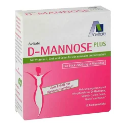 D-Mannose Plus 2000 mg Sticks, 15X2.47 g^Avitale Hot