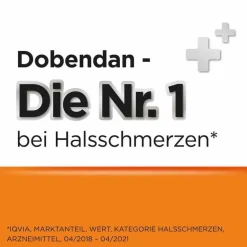 Dobensana Orangengeschmack 1,2 mg / 0,6 mg Lutschtabletten, 16 St- Halsschmerztabletten