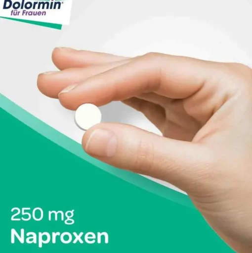 Dolormin Regelschmerzen Tabletten-für Frauen bei Menstruationsbeschwerden mit Naproxen, 30 St