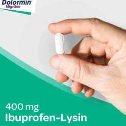 Dolormin ® Migräne bei Migräneattacken, 30 St- Migräne Tabletten|Kopfschmerztabletten