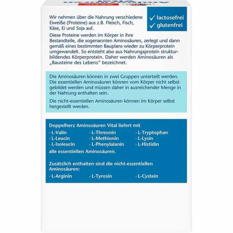 Doppelherz Aminosäuren-Aminosäuren Vital Kapseln, 100 St
