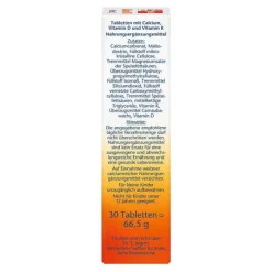 Doppelherz Calcium 700 + Vitamin D3 Tabletten, 30 St- Calcium