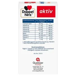 Doppelherz Coenzym Q10-Coenzym Q10 + B Vitamine Kapseln, 90 St