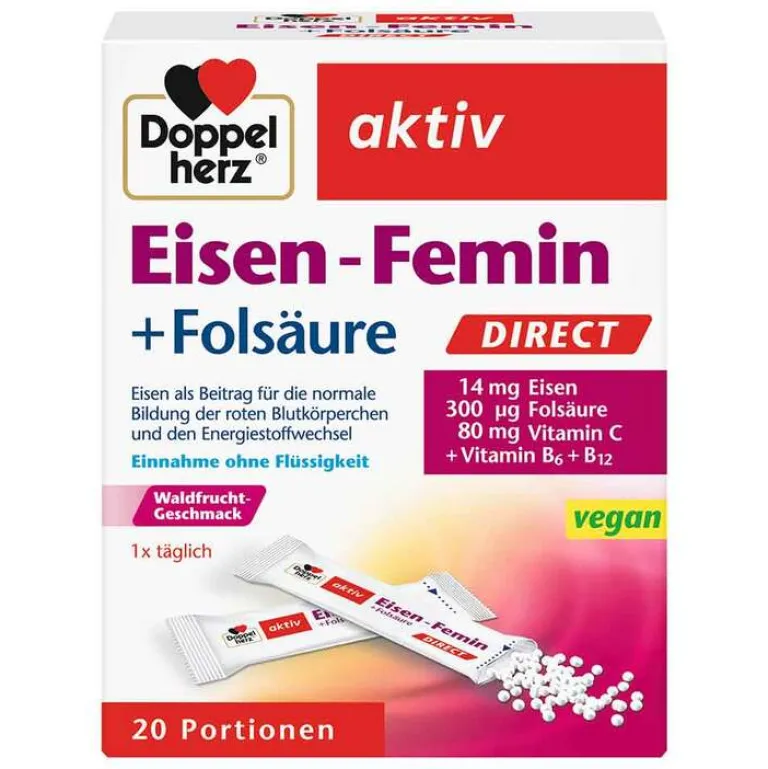 Eisen-Femin direct Pellets, 20 St^Doppelherz