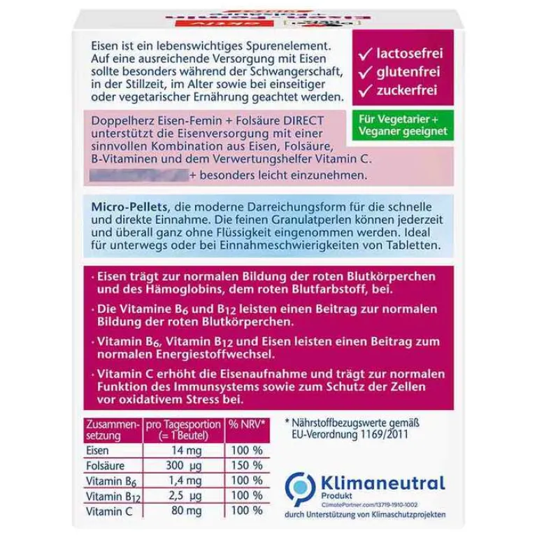 Eisen-Femin direct Pellets, 20 St^Doppelherz
