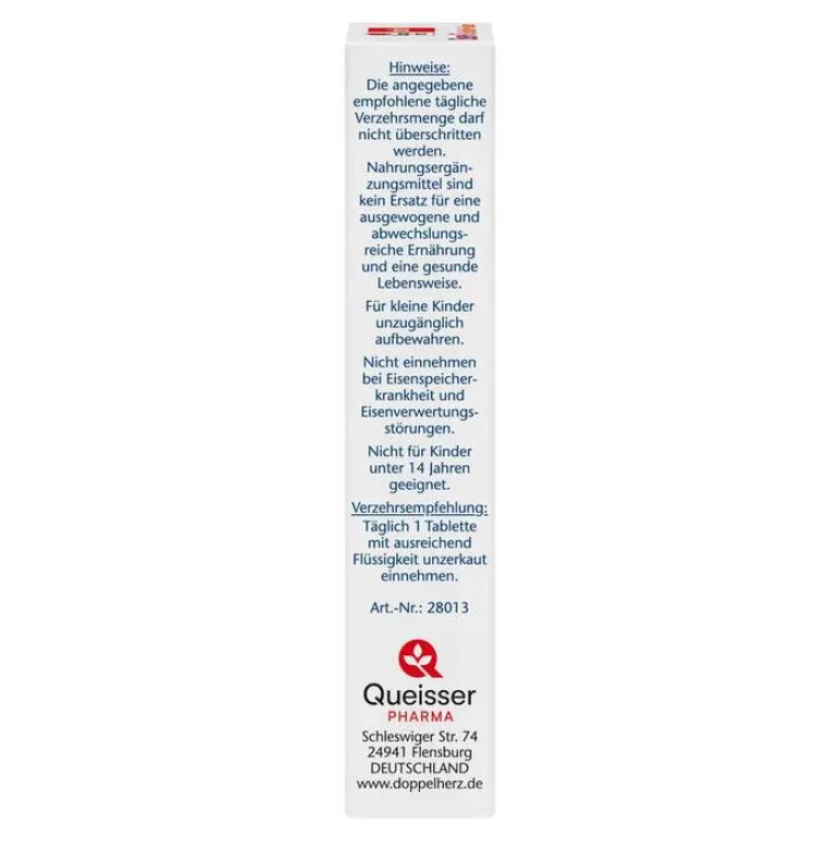 Doppelherz Eisen+Vitamin C+L-Histidin Tabletten, 30 St- Aminosäuren|Eisenversorgung