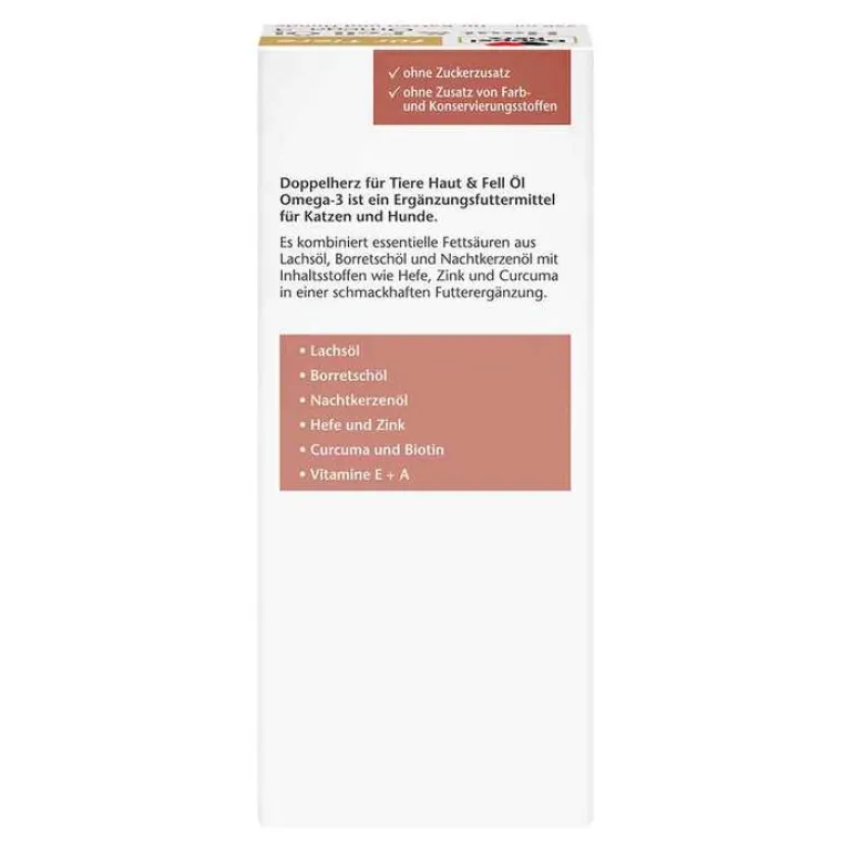 für Tiere Haut & Fell Öl für Hunde / Katzen, 250 ml^Doppelherz Online