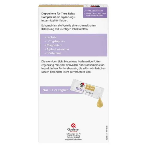 für Tiere Relax Complex Port.Beutel für Kat., 25X10 g^Doppelherz Outlet