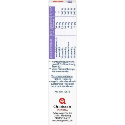 Lavendel Extrakt + Öl Tabletten, 30 St^Doppelherz Sale