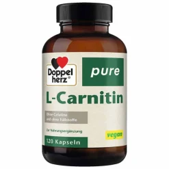 Doppelherz Carnitin|Aminosäuren-L-Carnitin pure Kapseln, 120 St