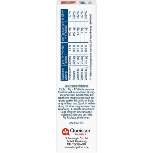 Magnesium 400 mg Tabletten, 30 St^Doppelherz
