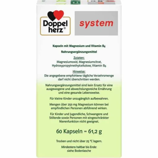 Magnesium 400 Pur system Kapseln, 60 St^Doppelherz Sale