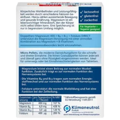 Doppelherz Magnesium+B-Vitamine direct Pellets, 20 St- Hirnleistung & Nerven|Magnesium