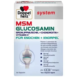 Doppelherz MSM Glucosamin system Kapseln, 60 St- Msm Schwefel