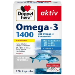 Omega-3 1.400 Kapseln, 120 St^Doppelherz Online