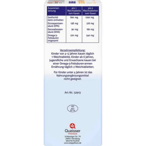 Omega-3 Gel-Tabs family system, 120 St^Doppelherz New