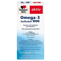 Omega-3 Seefischöl 1000 Kapseln, 120 St^Doppelherz Discount