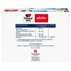 Doppelherz Omega 3 Kapseln-Omega-3 Seefischöl 1000 Kapseln, 240 St