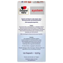 Doppelherz Glucosamin-Chondroitin-system Glucosamin Plus 800 Kapseln, 120 St