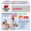Doppelherz system Magnesium+Kalium Citrat Granulat, 40 St- Magnesium|Hirnleistung & Nerven
