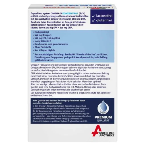 system Omega-3 Konzentrat Kapseln, 60 St^Doppelherz Outlet