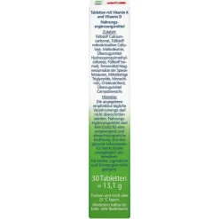Vitamin K2 + D3 1000 I.E. Tabletten, 30 St^Doppelherz Hot