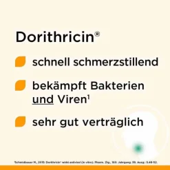 Dorithricin Halsschmerztabletten-® Halstabletten Classic bei Halsschmerzen, 40 St