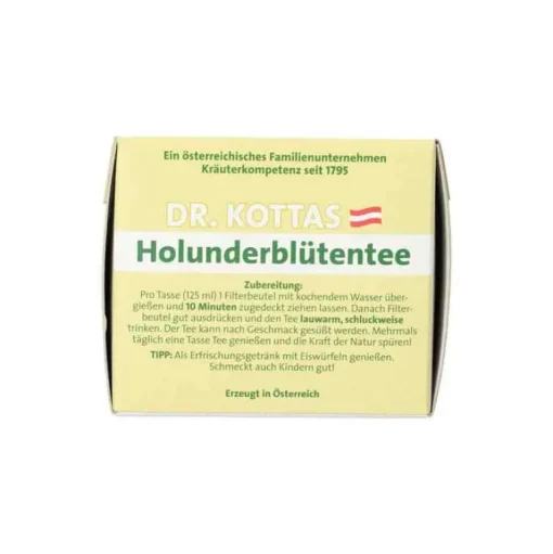 Dr. Kottas Kräutertee-Holunderblütentee Filterbeutel, 20 St