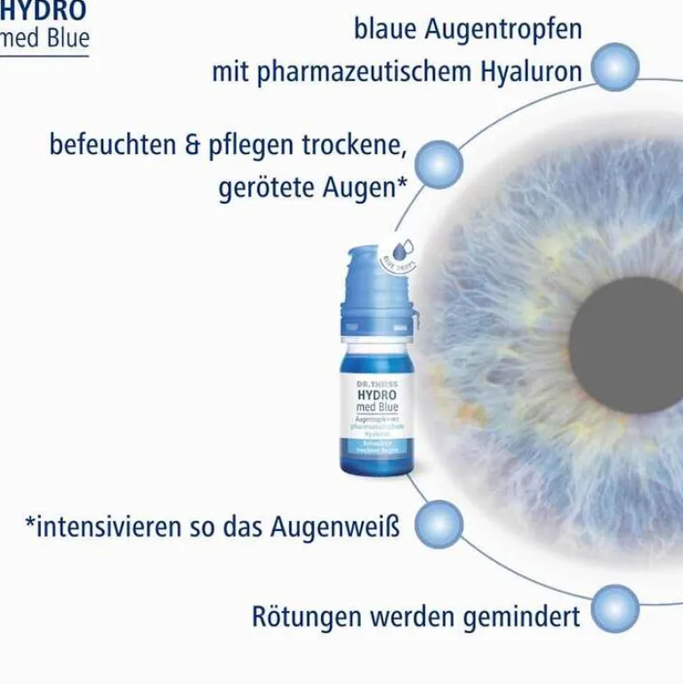 HYDRO med Blue Augentropfen, 10 ml^Dr. Theiss Discount