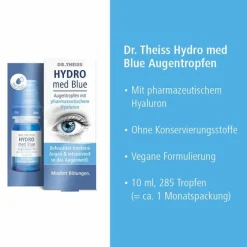 HYDRO med Blue Augentropfen, 10 ml^Dr. Theiss Discount