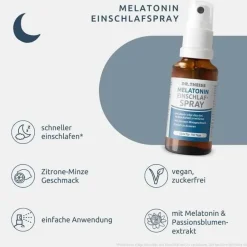 Dr. Theiss Melatonin Spray-Melatonin Einschlaf-Spray NEM, 30 ml