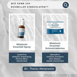 Dr. Theiss Melatonin Einschlaf-Schmelztabletten, 30 St- Melatonin Tabletten