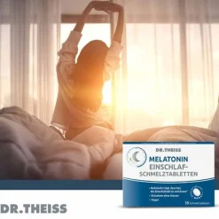 Dr. Theiss Melatonin Einschlaf-Schmelztabletten, 30 St- Melatonin Tabletten
