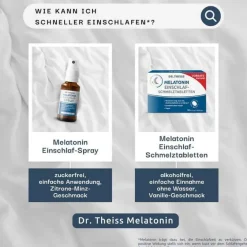 Dr. Theiss Melatonin Einschlaf-Schmelztabletten, 90 St- Melatonin Tabletten