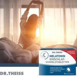 Dr. Theiss Melatonin Einschlaf-Schmelztabletten, 90 St- Melatonin Tabletten
