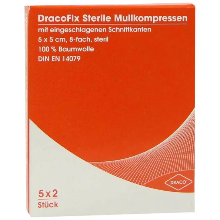 Draco Sterile Kompressen-fix Peel Kompressen ste, 5X2 St