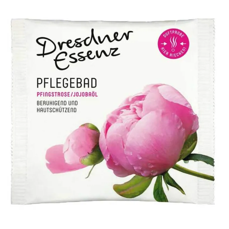 Dresdner Essenz Badesalz-Pflegebad Pfingstrose/Jojobaöl, 60 g
