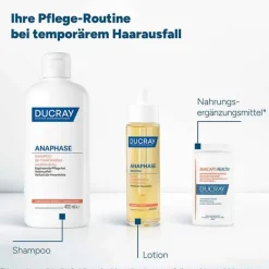 Ducray Haarausfall & Schuppen|Shampoos-Anaphase Shampoo bei temporärem Haarausfall, 200 ml