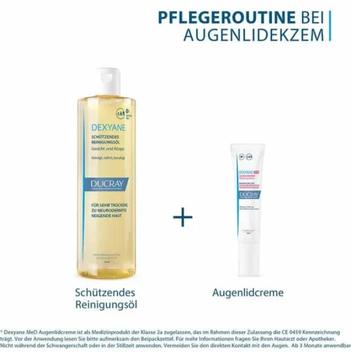 Ducray Augenpflege-Dexyane Med Augenlidcreme, 15 ml