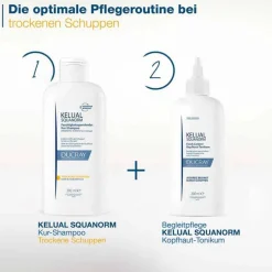 Ducray Shampoos|Haarausfall & Schuppen-Kelual Squanorm Anti-Schuppen Shampoo trocken, 200 ml