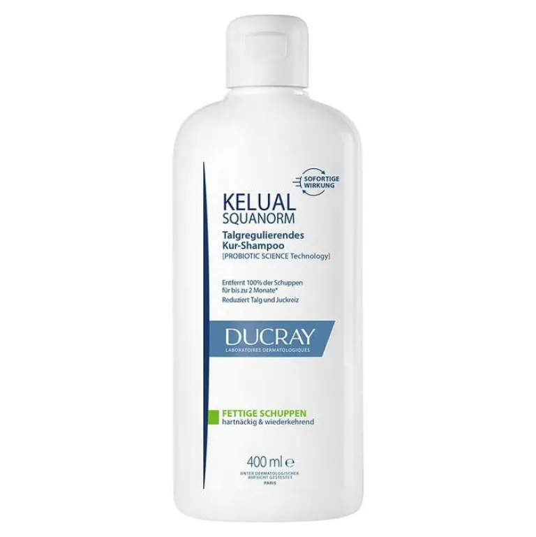 Ducray Haarausfall & Schuppen|Shampoos-Kelual Squanorm Anti-Schuppen Shampoo fettig, 400 ml