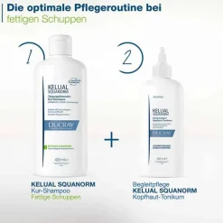 Ducray Haarausfall & Schuppen|Shampoos-Kelual Squanorm Anti-Schuppen Shampoo fettig, 400 ml
