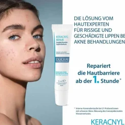 Ducray keracnyl Repair Lippenbalsam, 15 ml- Lippenpflege