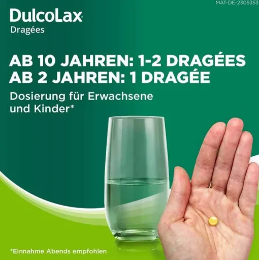 Dulcolax Abführmittel|Abführmittel Kinder-Dragees 5 mg magensaftresistent Tabletten Dose, 100 St