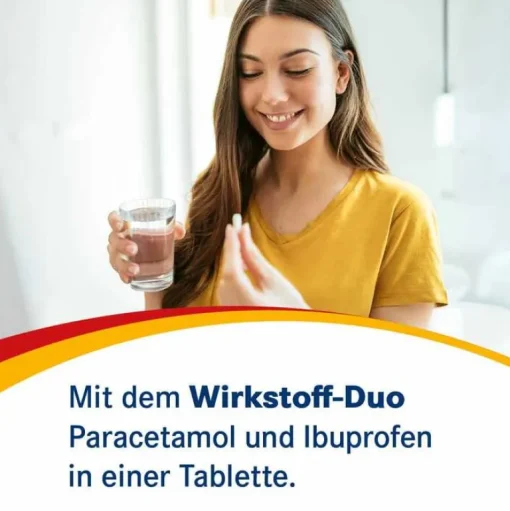 Duoval 500 mg / 150 mg Filmtabletten, 20 St- Paracetamol|Ibuprofen